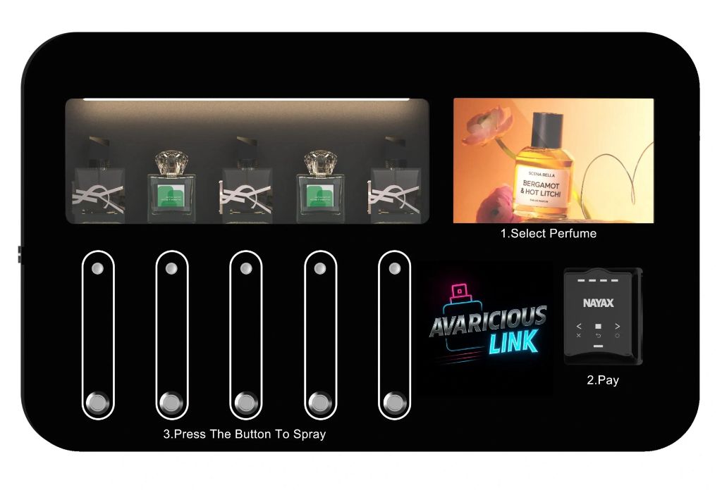 Avaricious Link Smart Perfume Vending Machine